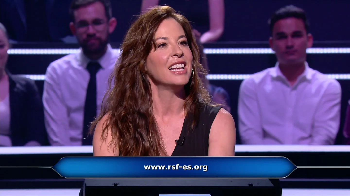 Mamen Mendizábal dona los 30.000 euros que gana en ¿Quién quiere ser millonario? a Reporteros sin Fronteras España Mamen Mendizábal dona los 30.000 euros que gana en ¿Quién quiere ser millonario? a Reporteros sin Fronteras España