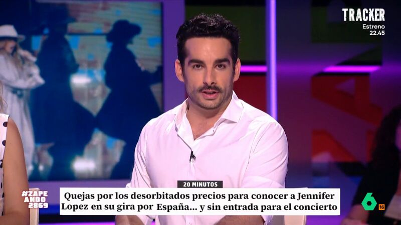 Juan Sanguino desvela en Zapeando cuánto costará saludar a Jennifer López en su gira por España