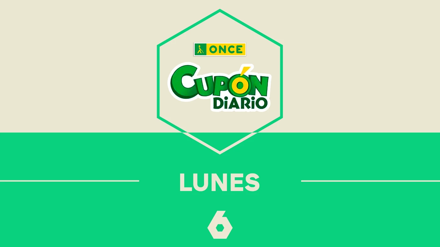 Este es el número que se lleva el premio del sorteo del Cupón Diario de la ONCE del lunes Este es el número que se lleva el premio del sorteo del Cupón Diario de la ONCE del lunes