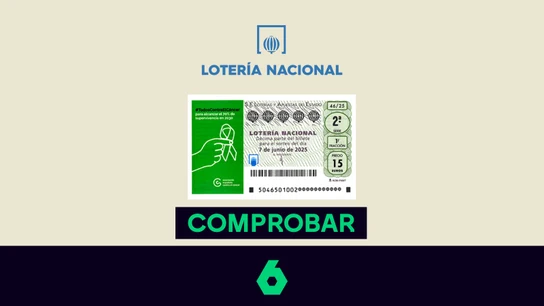 Comprobar premios del sorteo de Lotería Nacional del sábado 7 de junio Comprobar premios del sorteo de Lotería Nacional del sábado 7 de junio