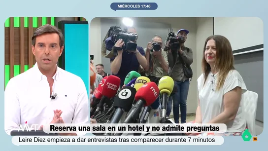 Pablo Montesinos, sobre Leire Díez: "Con la baja de militancia de esta señora, Ferraz se ahorra hacer una investigación interna" Pablo Montesinos, sobre Leire Díez: "Con la baja de militancia de esta señora, Ferraz se ahorra hacer una investigación interna"