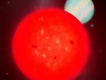 Un planeta gigante en una estrella diminuta desborda las teorías Un planeta gigante en una estrella diminuta desborda las teorías