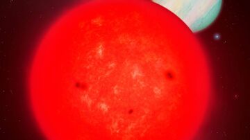 Un planeta gigante en una estrella diminuta desborda las teorías
