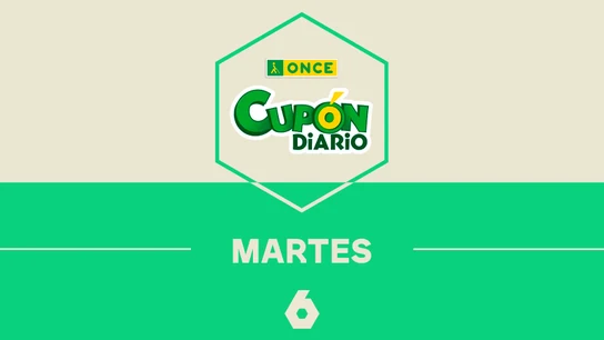 Cupón Diario de la ONCE | Consulta el número premiado del sorteo de hoy, martes, en laSexta Cupón Diario de la ONCE | Consulta el número premiado del sorteo de hoy, martes, en laSexta