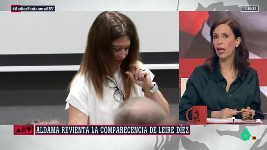 Ángeles Caballero responde a Aldama: "Si uno recibe una amenaza, va a comisaria, no se presenta en una comparecencia para reventarla" Ángeles Caballero responde a Aldama: "Si uno recibe una amenaza, va a comisaria, no se presenta en una comparecencia para reventarla"
