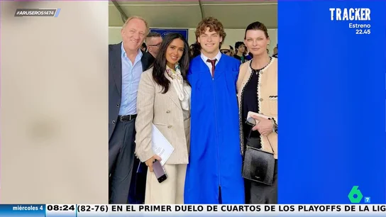 Salma Hayek acude con Francois-Henri Pinault a la graduación del hijo de su expareja, Linda Evangelista Salma Hayek acude con Francois-Henri Pinault a la graduación del hijo de su expareja, Linda Evangelista