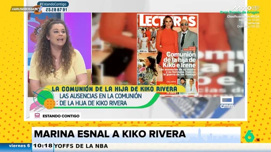 Marina Esnal afirma que "Kiko Rivera está totalmente hundido": "Su tubo de escape está flojo" Marina Esnal afirma que "Kiko Rivera está totalmente hundido": "Su tubo de escape está flojo"
