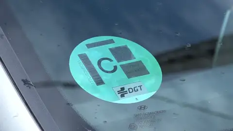 Etiqueta de la DGT Etiqueta de la DGT