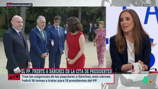 Natalia Junquera tacha de "bochornoso" el gesto de Ayuso tras escuchar a Pradales hablar euskera: "Me parece infantil" Natalia Junquera tacha de "bochornoso" el gesto de Ayuso tras escuchar a Pradales hablar euskera: "Me parece infantil"