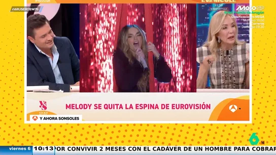 Alejandro Abad, Carmen Lomana e Iñaki López cargan contra "la falta de autocrítica" de Melody en su entrevista en 'El Hormiguero' Alejandro Abad, Carmen Lomana e Iñaki López cargan contra "la falta de autocrítica" de Melody en su entrevista en 'El Hormiguero'