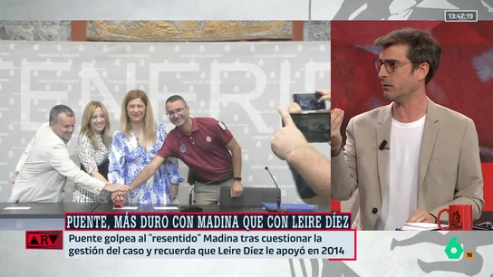 Pablo Simón, ante la falta de explicaciones del PSOE sobre Leire Díez: "O hay indicios que son ciertos, o se esconden para ver si esto escampa" Pablo Simón, ante la falta de explicaciones del PSOE sobre Leire Díez: "O hay indicios que son ciertos, o se esconden para ver si esto escampa"