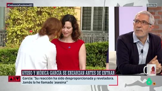 Gaspar Llamazares reacciona al desplante de Ayuso a Mónica García: "Demuestra que está tocada por el tema de las residencias" Gaspar Llamazares reacciona al desplante de Ayuso a Mónica García: "Demuestra que está tocada por el tema de las residencias"