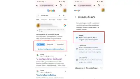 Configurando Search Safe Configurando Search Safe