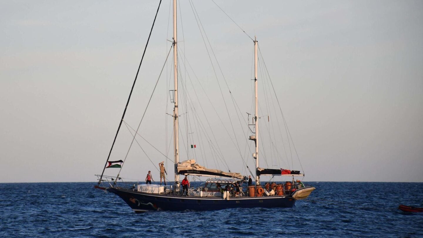 Fotografía de archivo del Madleen, el barco de la Flotilla de la Libertad que se dirigía a Gaza