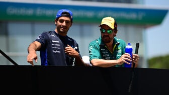 Carlos Sainz y Fernando Alonso