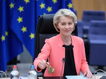 La Presidenta de la Comisión Europea, Ursula von der Leyen La Presidenta de la Comisión Europea, Ursula von der Leyen