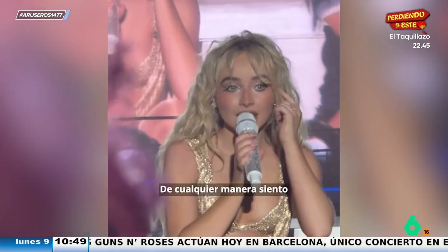 El viral de Sabrina Carpenter hablando a un chico en el Primavera Sound: "Puedes darme un beso, hazlo" El viral de Sabrina Carpenter hablando a un chico en el Primavera Sound: "Puedes darme un beso, hazlo"