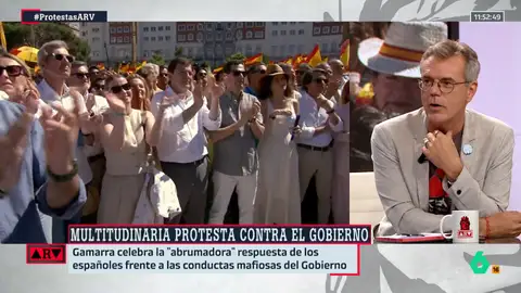Pedro Vallín, sobre la manifestación en Plaza de España: "Dudo muchísimo que hubiera 15.000 personas" Pedro Vallín, sobre la manifestación en Plaza de España: "Dudo muchísimo que hubiera 15.000 personas"