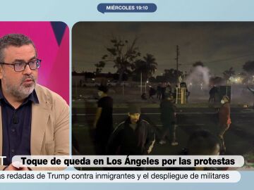 Pedro Rodríguez, tras las protestas en Los Ángeles: "Vemos una democracia en la que el abuso de poder no tiene consecuencias"