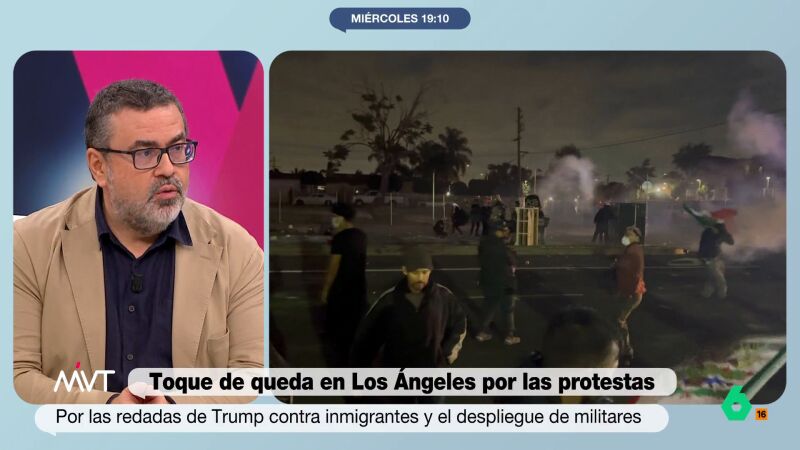 Pedro Rodríguez, tras las protestas en Los Ángeles: "Vemos una democracia en la que el abuso de poder no tiene consecuencias"