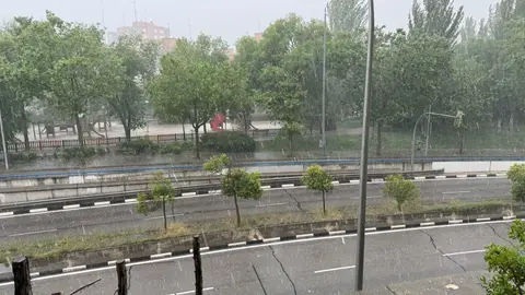 Granizada en Madrid, a 11 de junio de 2025 Granizada en Madrid, a 11 de junio de 2025