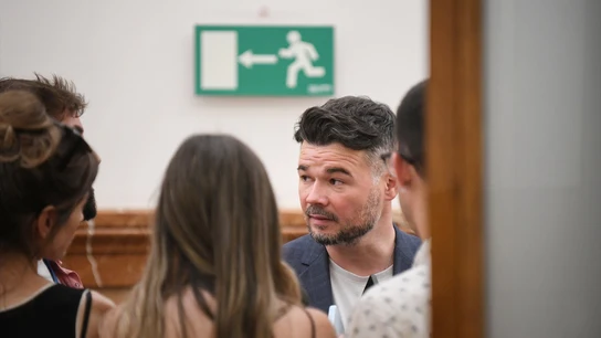 El diputado de ERC, Gabriel Rufián, durante un pleno en el Congreso de los Diputados El diputado de ERC, Gabriel Rufián, durante un pleno en el Congreso de los Diputados