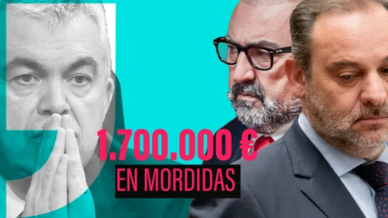 De 620.000 euros a 450.000 pendientes: como se dividieron las mordidas Ábalos, Koldo y Santos Cerdán De 620.000 euros a 450.000 pendientes: como se dividieron las mordidas Ábalos, Koldo y Santos Cerdán