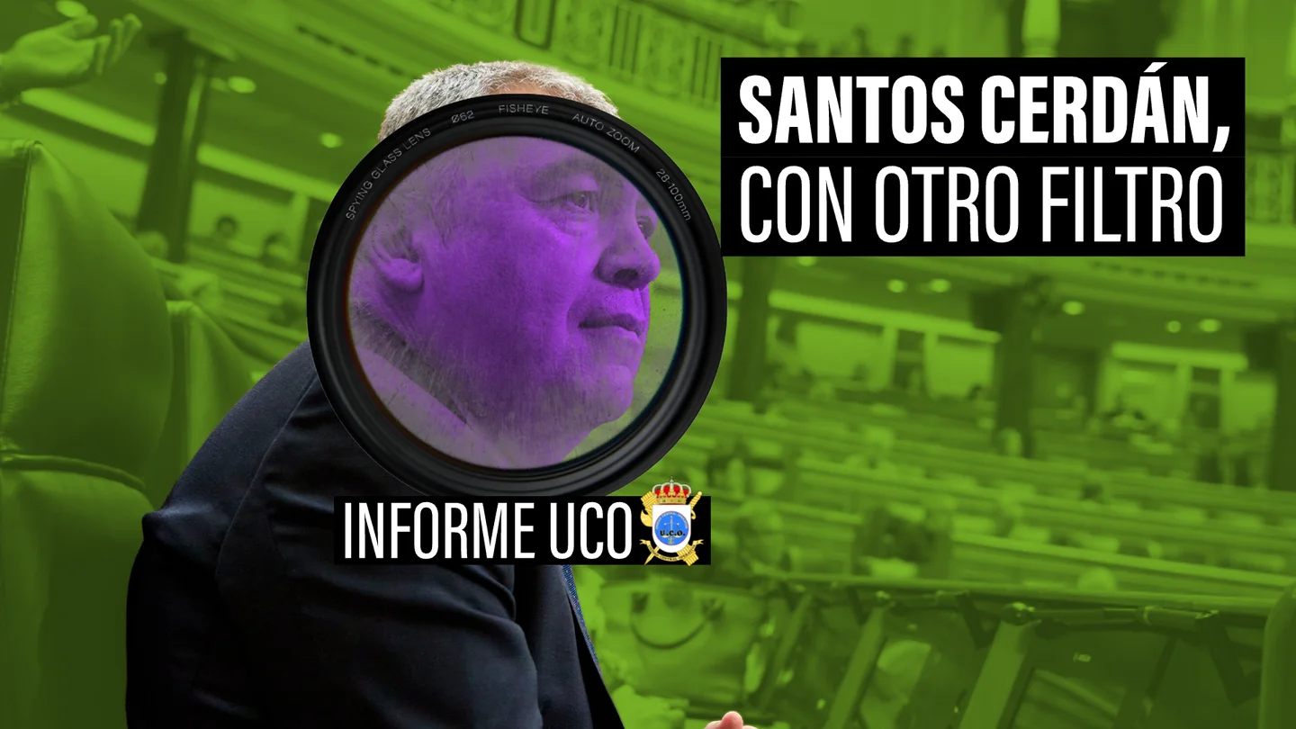 Del "un beso a Ábalos" a las visitas a Leire Díez: el nuevo 'filtro' deja al descubierto la otra cara de Santos Cerdán Del "un beso a Ábalos" a las visitas a Leire Díez: el nuevo 'filtro' deja al descubierto la otra cara de Santos Cerdán