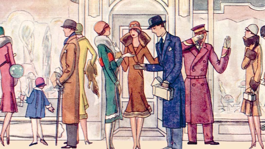 Detalle de la cubierta de 'Estimada clientela', de Mercedes Cebrián Detalle de la cubierta de 'Estimada clientela', de Mercedes Cebrián