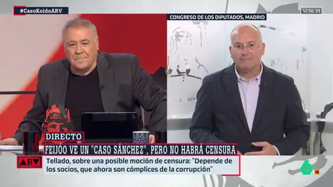 Tellado apela a la acción de los socios de Sánchez para tumbarle: "Lo sabía, lo permitió y lo propició" Tellado apela a la acción de los socios de Sánchez para tumbarle: "Lo sabía, lo permitió y lo propició"