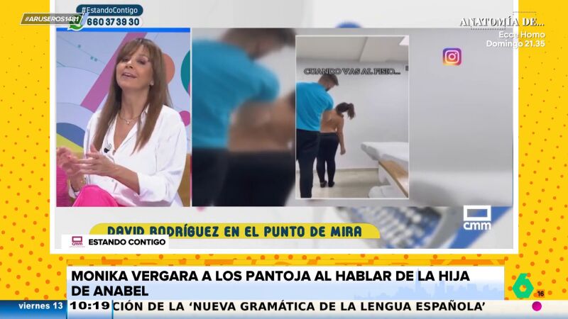Monika Vergara, sobre la hija de Anabel Pantoja: "No es nada Pantoja, es monísima y no se parece en nada a ellos"