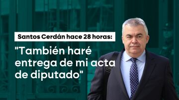 Declaraci&oacute;n de Santos Cerd&aacute;n sobre su acta de diputado