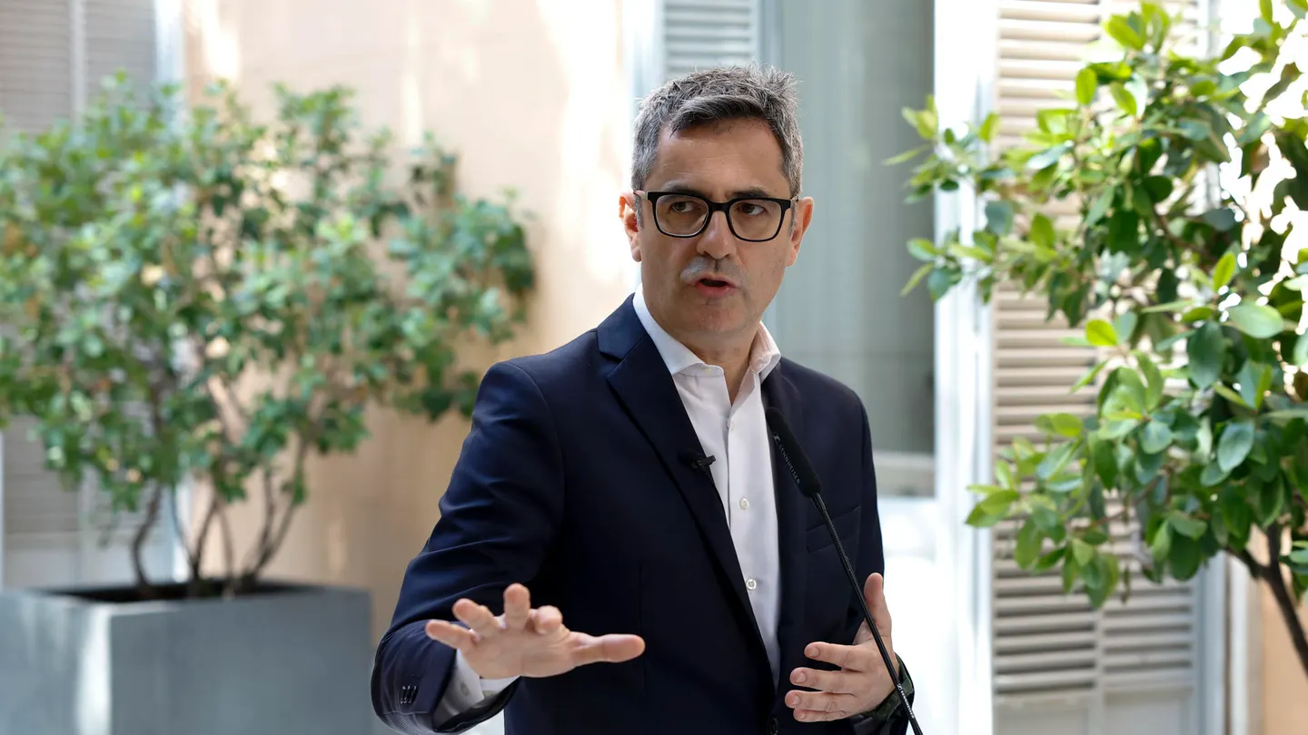 El ministro de Presidencia, Justicia y Relaciones con las Cortes, Félix Bolaños El ministro de Presidencia, Justicia y Relaciones con las Cortes, Félix Bolaños