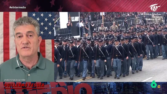 Guillermo Fesser, tras el desfile militar de Trump: "Lo ha convertido en un caprichoso regalo para él mismo" El periodista considera que este acto, que podría ser un motivo para unir el país, "ha dividido todavía más a la nación". "Ha sido una metedura de pata completamente innecesaria"; añade el corresponsal.