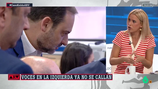 Afra Blanco, tras el escándalo de Santos Cerdán: "No nos van a pintar la cara a las feministas estos tres sinvergüenzas" Afra Blanco, tras el escándalo de Santos Cerdán: "No nos van a pintar la cara a las feministas estos tres sinvergüenzas"