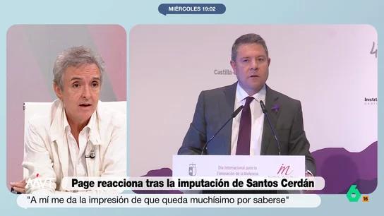 Ramoncín responde a Page: "En las próximas elecciones que no se presente por el PSOE, a ver si consigue mayoría absoluta" Ramoncín reacciona en este vídeo a las duras críticas de Emiliano García-Page a Pedro Sánchez tras el escándalo de Santos Cerdán. En este vídeo, le anima a "dar un paso adelante" y plantear una alternativa "más moderada" para el PSOE.