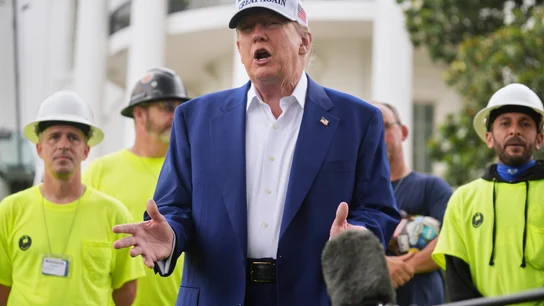 El presidente de Estados Unidos (EEUU), Donald Trump, este miércoles en la Casa Blanca. El presidente de Estados Unidos (EEUU), Donald Trump, este miércoles en la Casa Blanca.