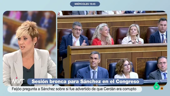 Cristina Pardo, tras saber que el voto de Ábalos podrías ser clave en la ley abolicionista: "Si necesito que la vote él, no la llevo" Cristina Pardo, tras saber que el voto de Ábalos podrías ser clave en la ley abolicionista: "Si necesito que la vote él, no la llevo"