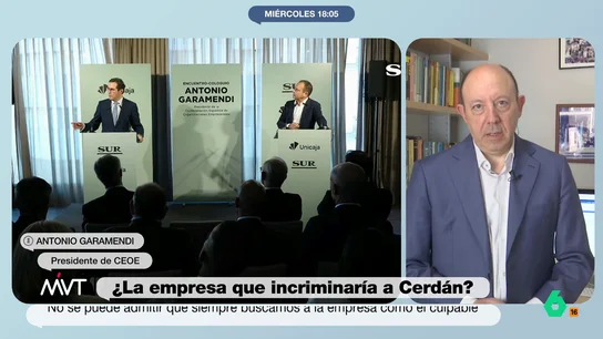 Gonzalo Bernardos responde a Garamendi: "Uno puede ser muy corrupto, pero si nadie le ofrece dinero se queda en intención" Gonzalo Bernardos contesta en este vídeo al presidente de la CEOE, Antonio Garamendi, que aseguraba que "quien tiene el poder tiene la capacidad de corromper". "Sin uno de los dos, no hay corrupción", afirma el economista.