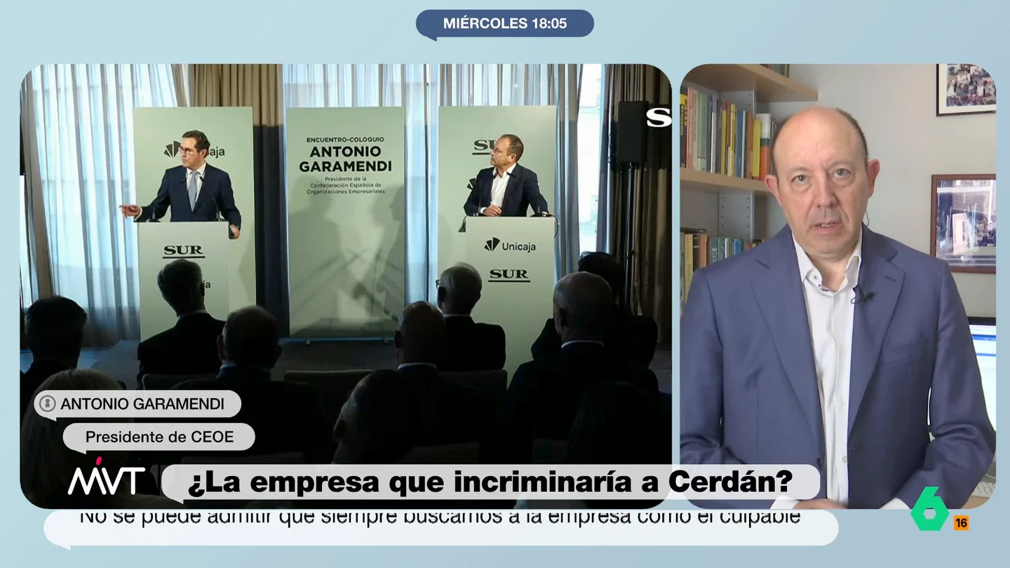 Gonzalo Bernardos responde a Garamendi: "Uno puede ser muy corrupto, pero si nadie le ofrece dinero se queda en intención" Gonzalo Bernardos contesta en este vídeo al presidente de la CEOE, Antonio Garamendi, que aseguraba que "quien tiene el poder tiene la capacidad de corromper". "Sin uno de los dos, no hay corrupción", afirma el economista.