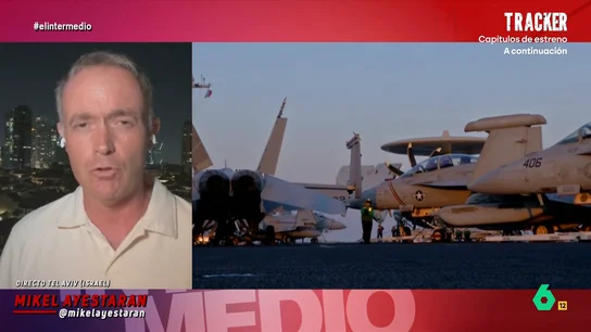 Mikel Ayestaran, sobre una posible guerra entre EEUU e Irán: "La pregunta es cuándo lo va a hacer oficial" Irán ha sufrido un devastador ataque por parte de Israel y Trump ha afirmado que se plantea atacar el país. A pesar de estas palabras, como indica el corresponsal, Estados Unidos "hace meses que está metido en esta guerra" aunque no oficialmente.