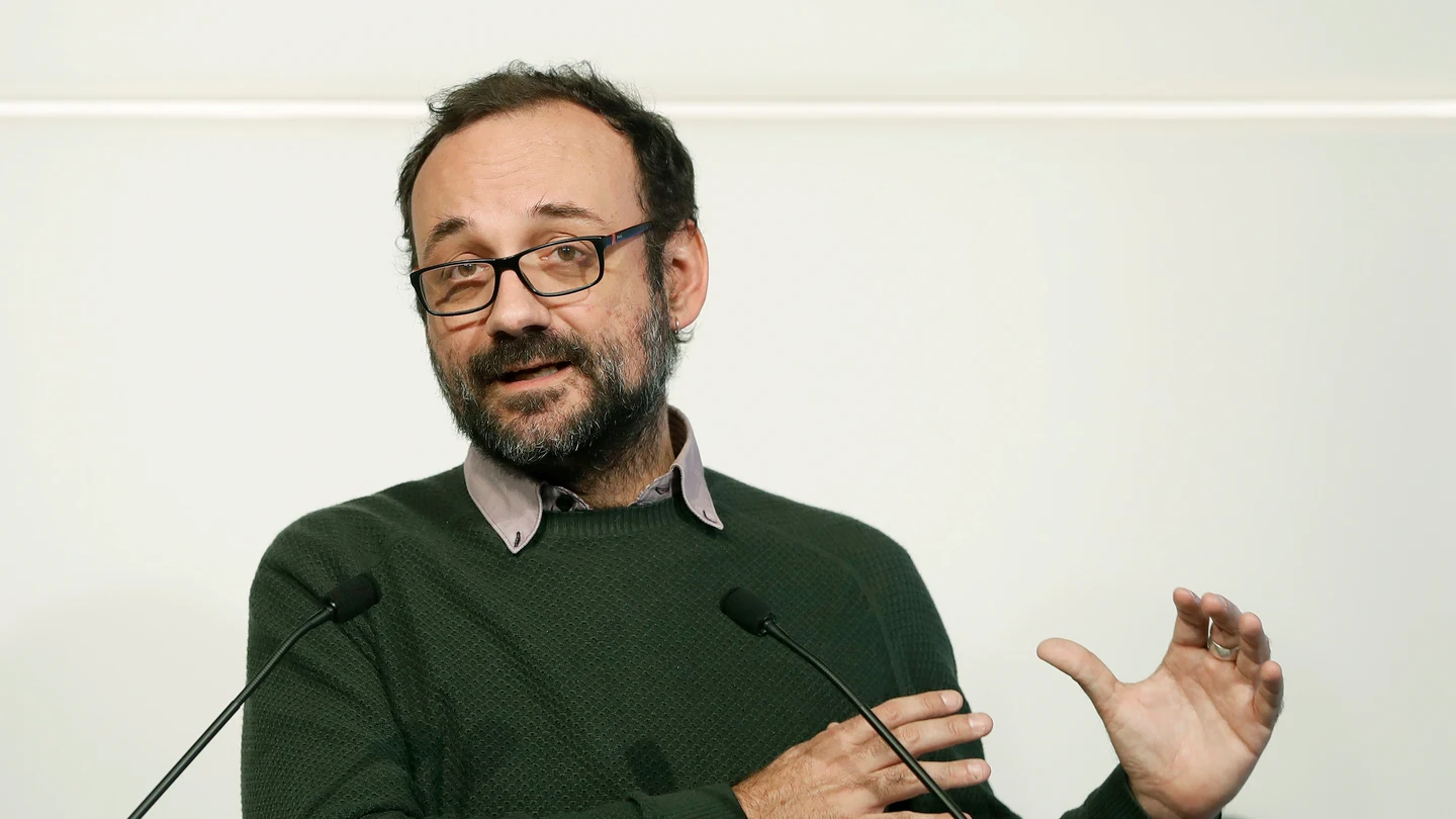 Benet Salellas, en 2017 durante su etapa como diputado de la CUP Benet Salellas, en 2017 durante su etapa como diputado de la CUP