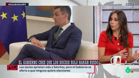 Pilar Velasco analiza a los socios de Gobierno: "No hay nadie del bloque de investidura que esté satisfecho con las explicaciones que ha dado el Gobierno" Pilar Velasco analiza a los socios de Gobierno: "No hay nadie del bloque de investidura que esté satisfecho con las explicaciones que ha dado el Gobierno"