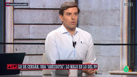 Montesinos asegura que Sánchez "ha perdido por completo el control" de la situación: "Su entorno reconoce en privado que no sabe qué más puede salir" Montesinos asegura que Sánchez "ha perdido por completo el control" de la situación: "Su entorno reconoce en privado que no sabe qué más puede salir"