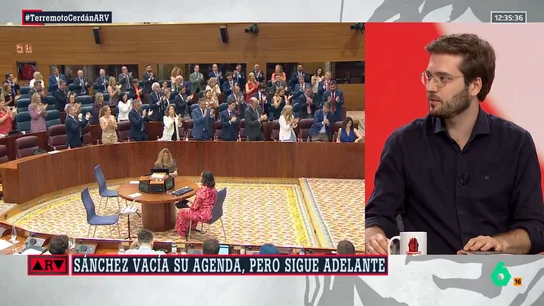 Alán Barroso, sobre Ayuso: "Ver a estas personas dar lecciones es una situación desesperante para los españoles" Alán Barroso, sobre Ayuso: "Ver a estas personas dar lecciones es una situación desesperante para los españoles"