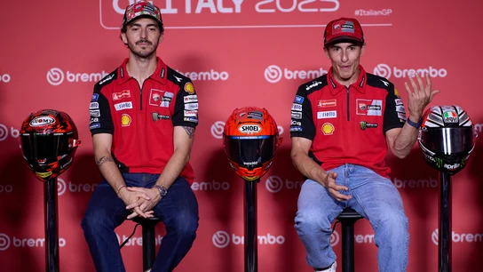 Bagnaia y Marc Márquez Bagnaia y Marc Márquez