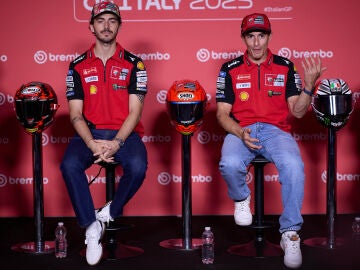 Bagnaia y Marc Márquez