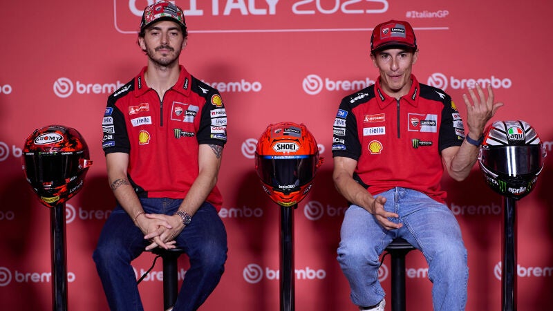 Bagnaia y Marc Márquez