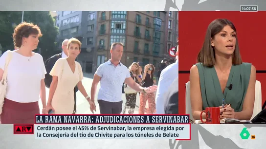 Ainhoa Martínez explica por qué Chivite "no puede" dimitir: "Si lo hace, le marca el camino a Pedro Sánchez" Ainhoa Martínez explica por qué Chivite "no puede" dimitir: "Si lo hace, le marca el camino a Pedro Sánchez"