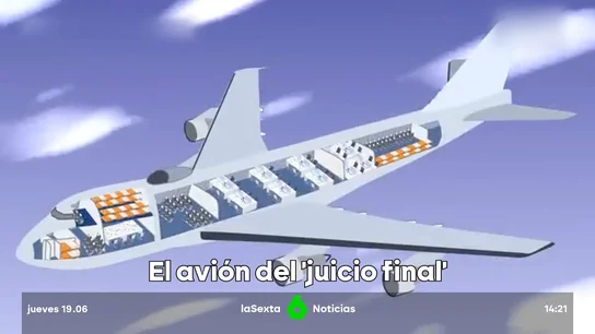 El "avión del Juicio Final" realiza un vuelo enigmático en medio de tensiones con Irán El "avión del Juicio Final" realiza un vuelo enigmático en medio de tensiones con Irán